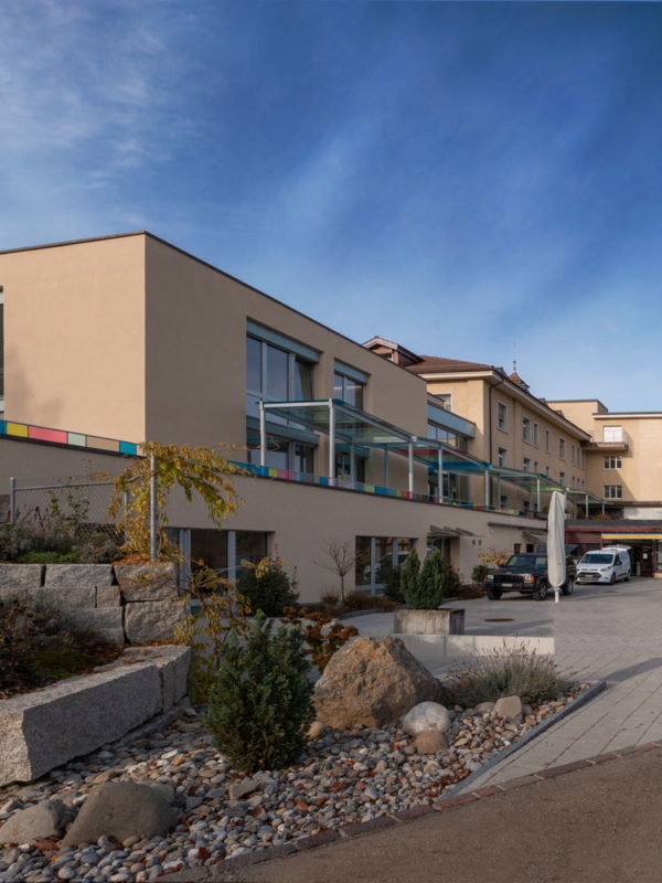 Neubau Mäxi Kubus Kinderspital Zürich Rehabilitationszentrum